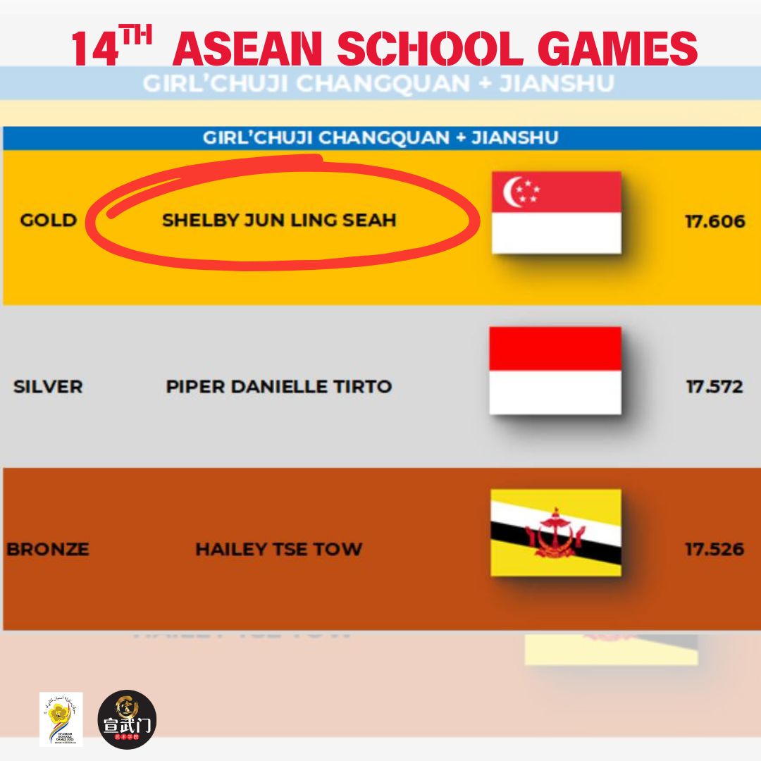 Shelby Seah - Clinch Gold in 14th ASEAN Schools Games