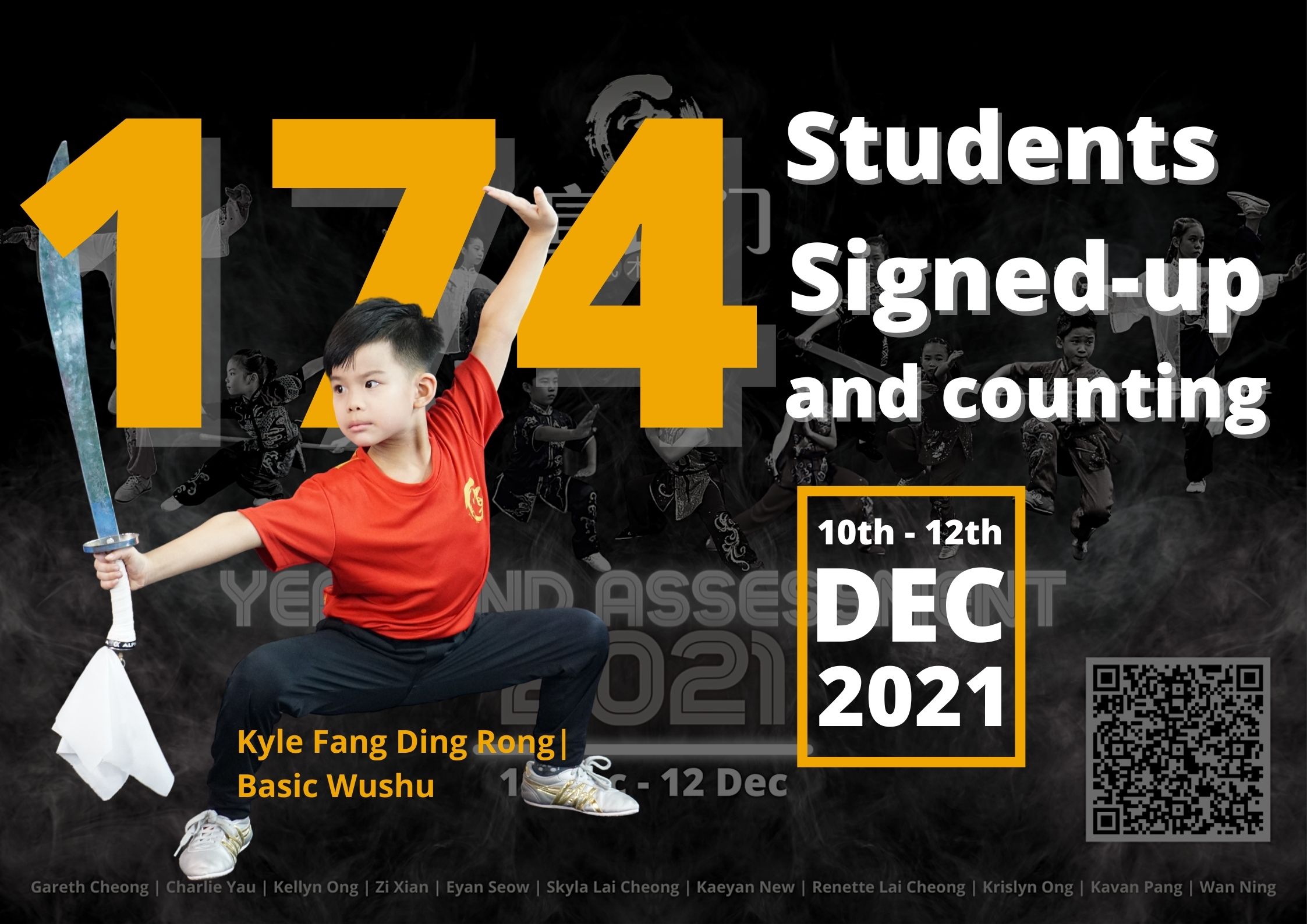 Xuan Sports Year End Assessment 2021 has hit 174 sign-ups and counting!!!