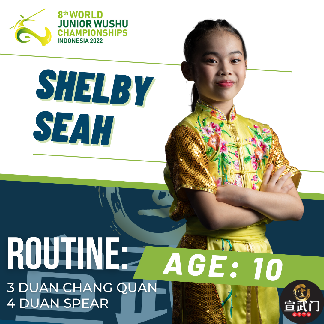 ??????  Ronan Tan, Age: 9 and Shelby Seah, Age:10, will be representing Team Singapore to compete in the upcoming 8th World Junior Wushu Championship 2022