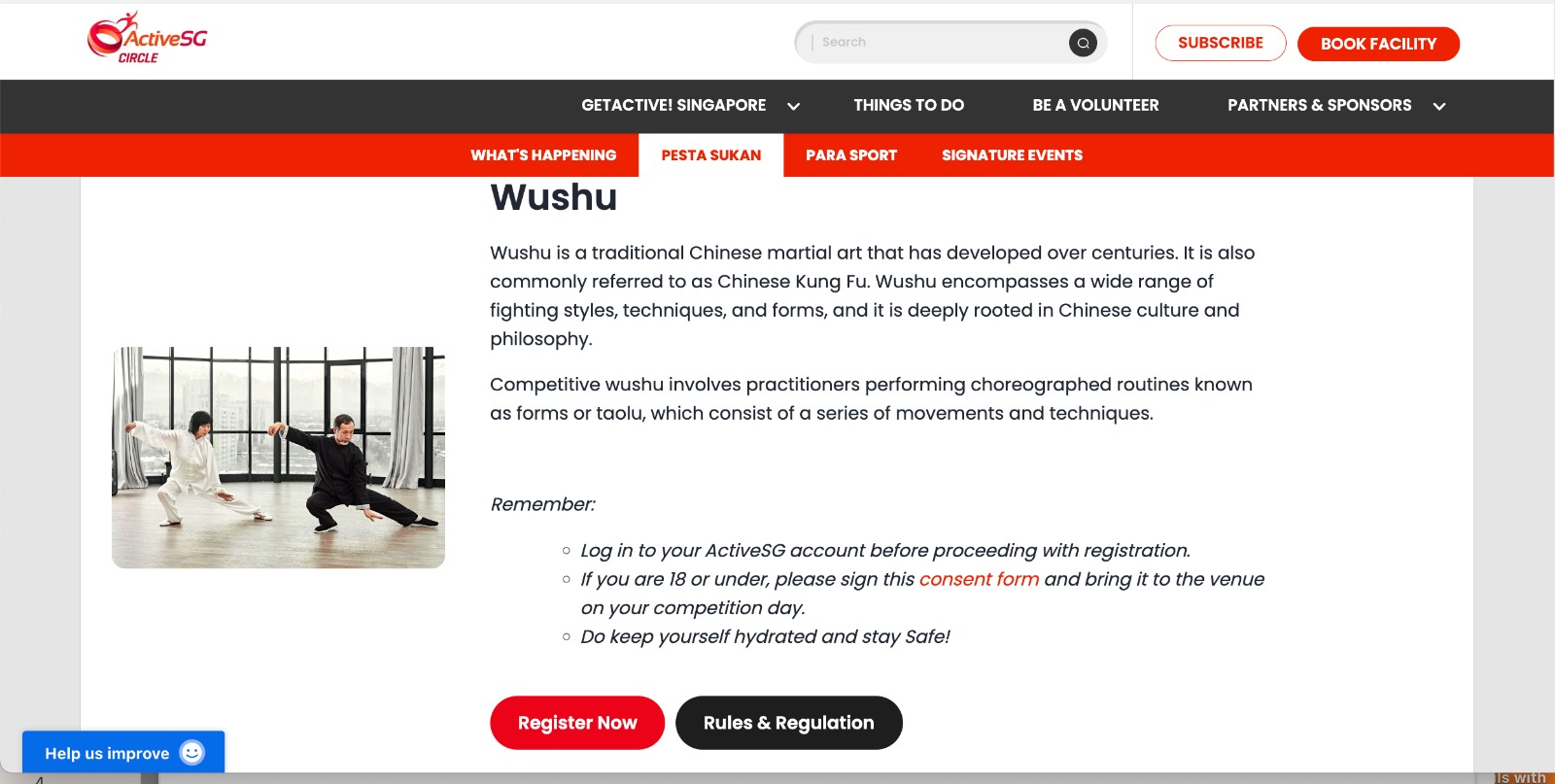 PESTA SUKAN 2023 aka (Singapore Games)