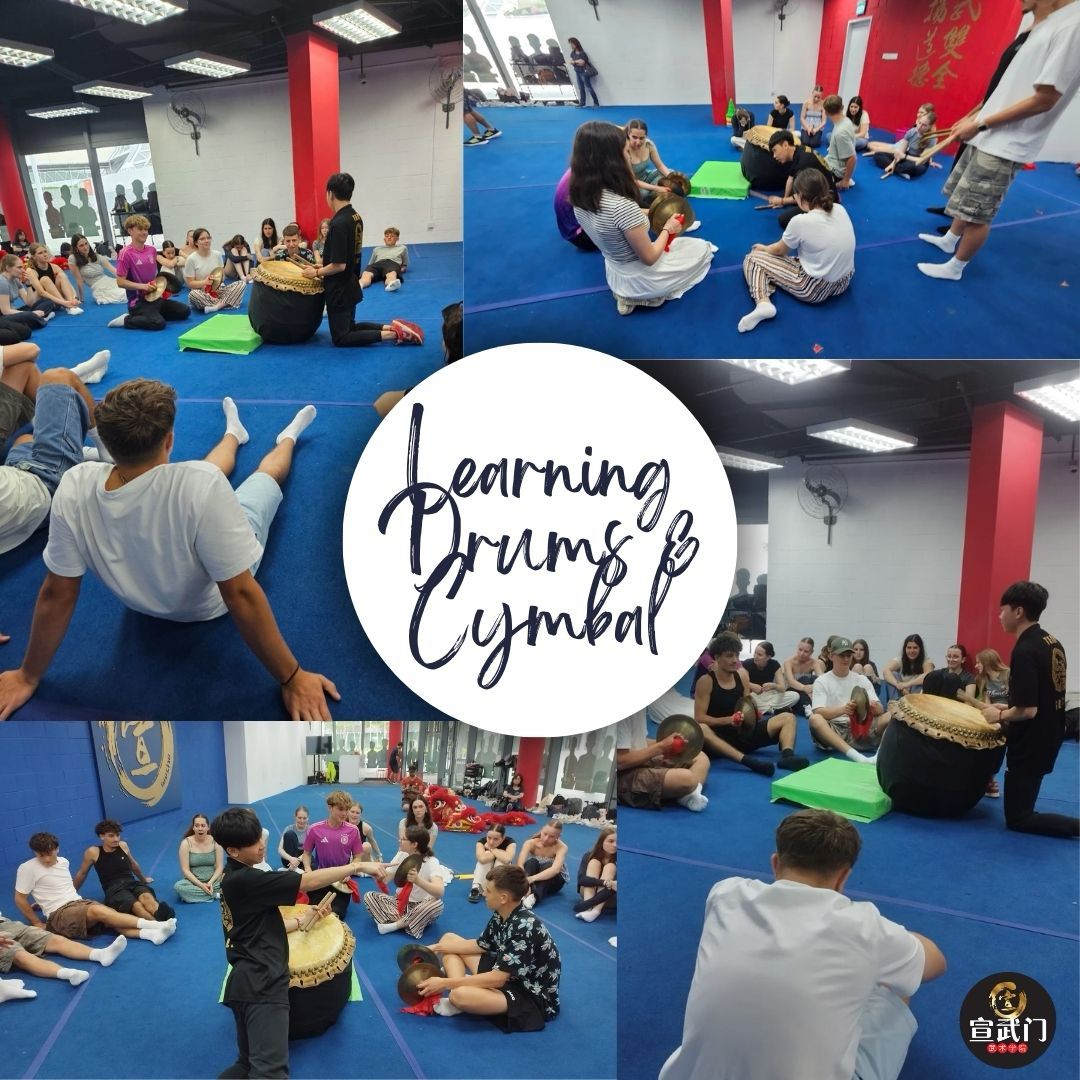 Vibrant traditions of Lion Dance ? with our German students through our exchange program at Xuan Sports!